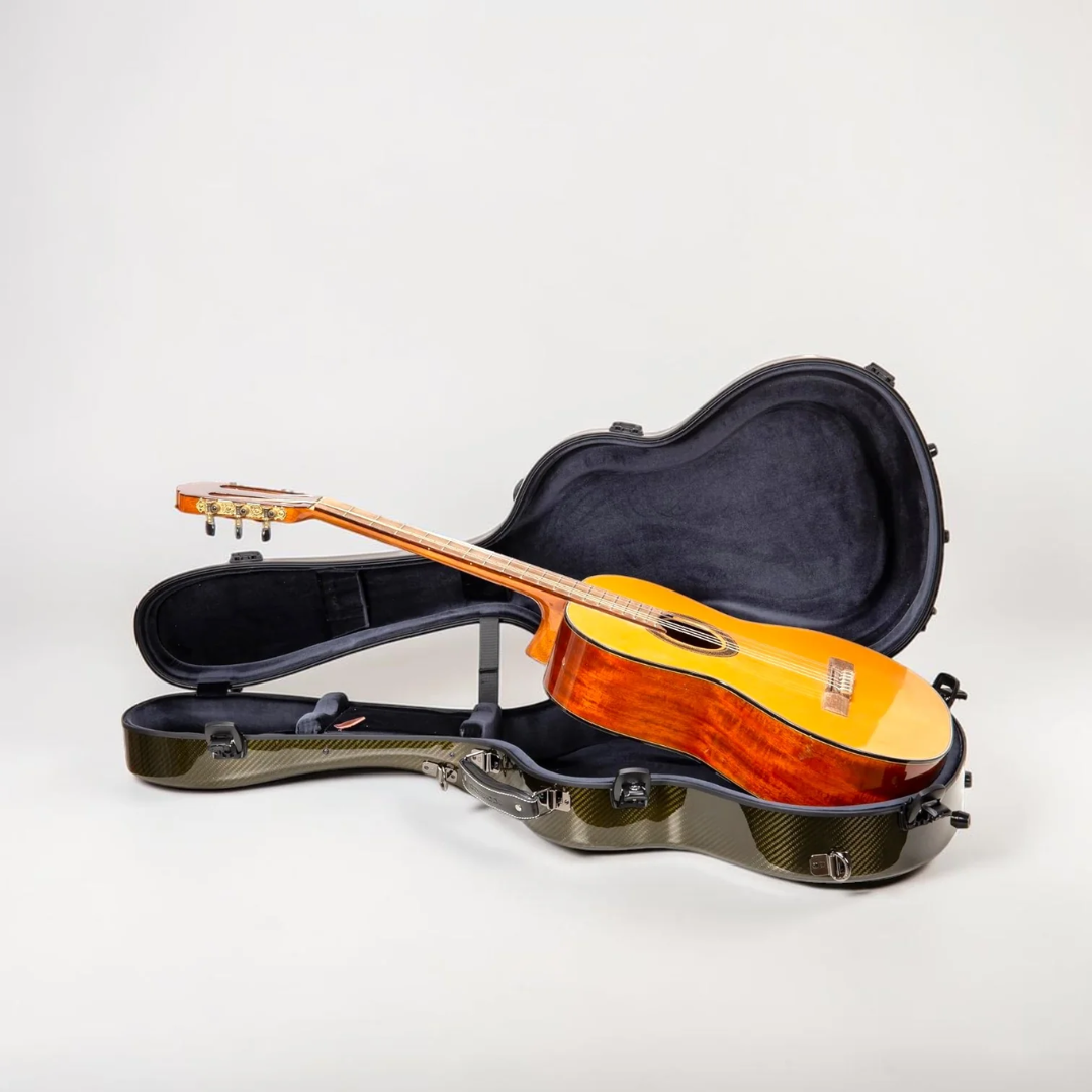 Estuche Air Carbon Air Carbon Guitarra Clásica Olive Gold