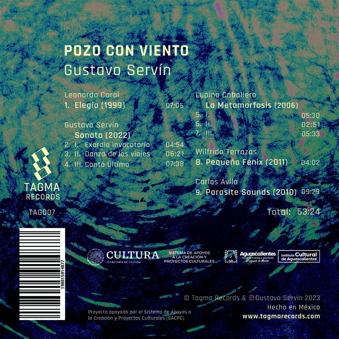 Cd Disco Compacto Pozo con Viento Gustavo Servín