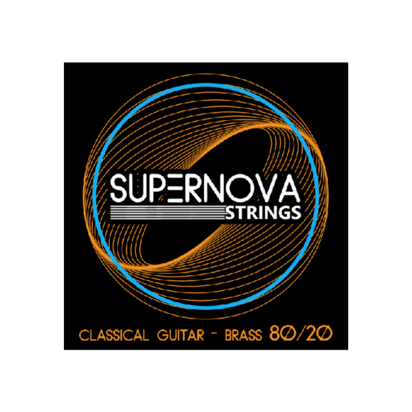 Supernova Strings Guitarra Clásica Nylon Negro