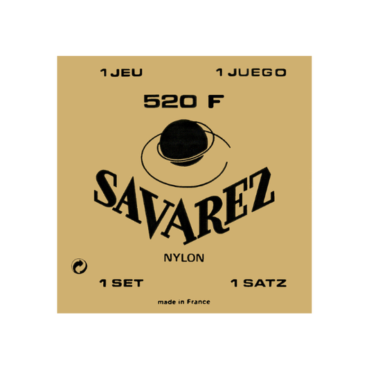 Savarez 520F Nylon Tradicional Nylon Tercera Entorchada Tension Alta
