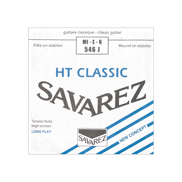 Savarez 546J E6 MI Sexta Cuerda Suelta Nylon Tensión Alta