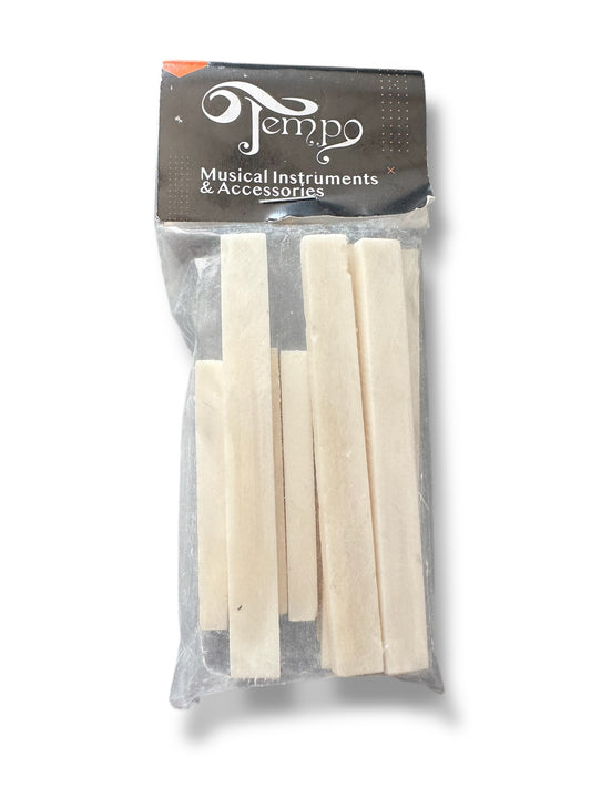 Cejilla de Hueso Para Bajo Sexto Sin Ranurar Paquete Con 5 Juegos