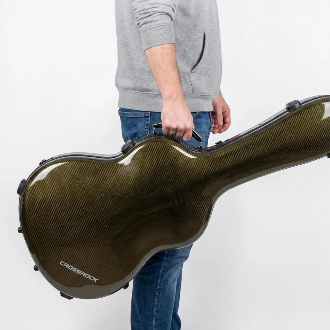 Estuche Air Carbon Air Carbon Guitarra Clásica Olive Gold
