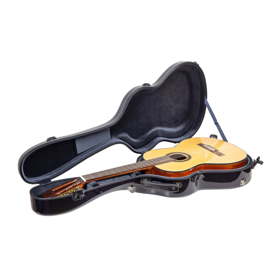 Estuche Crossrock Air Carbon Guitarra Clásica Morado