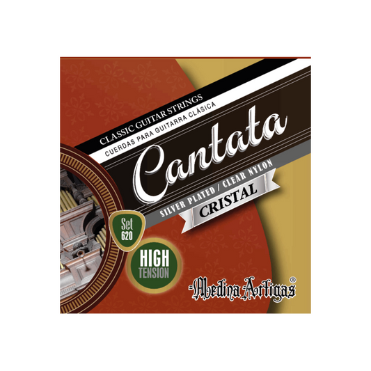 Cantata Profesional Tensión Alta Set 620 Cuerdas Para Guitarra Clásica Nylon Cristal