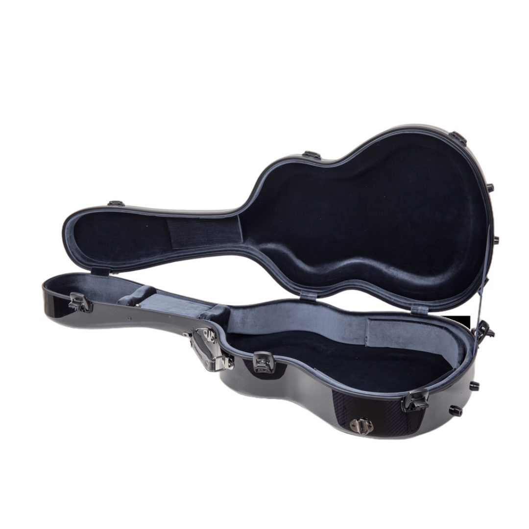 Estuche Crossrock Air Carbon Guitarra Clásica Morado