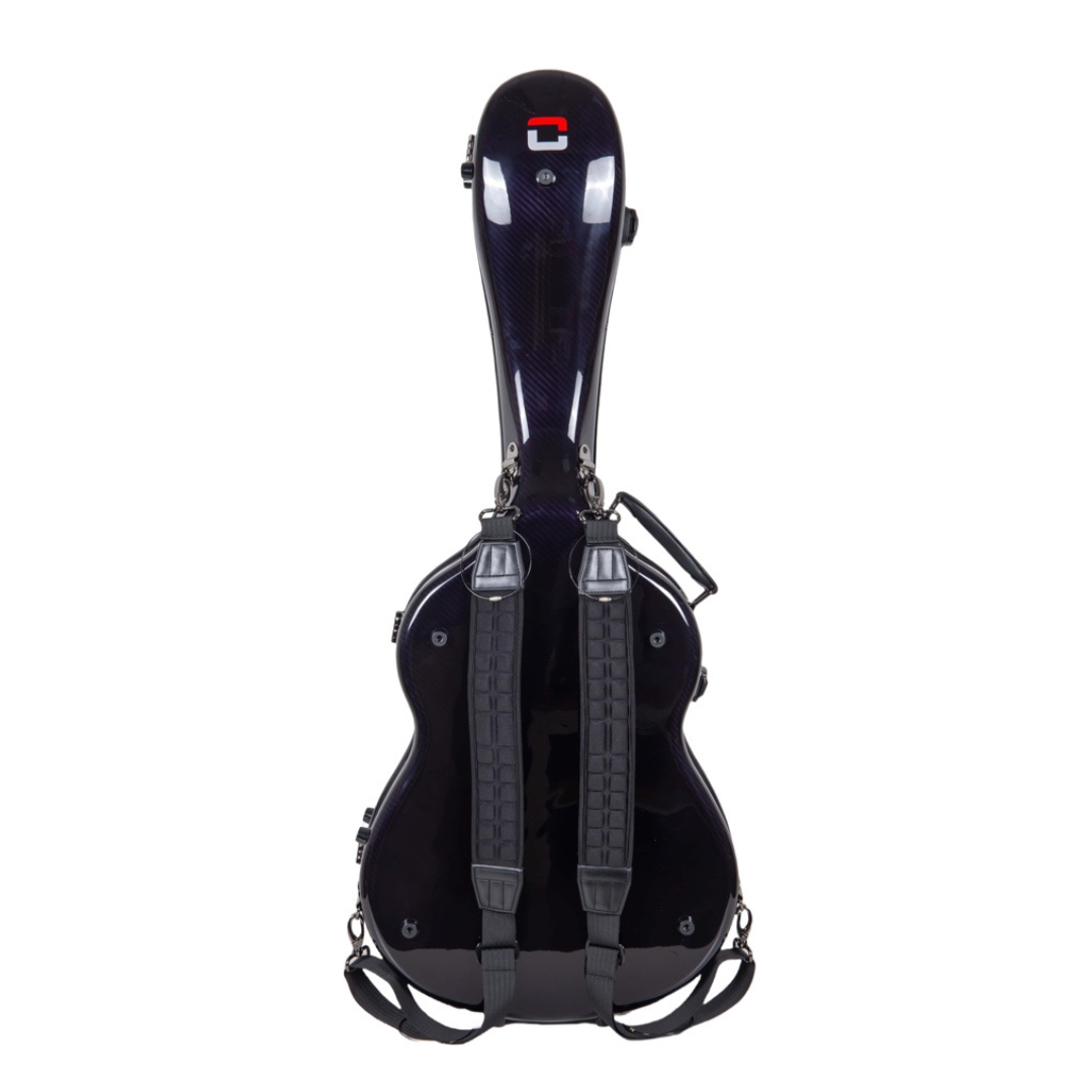 Estuche Crossrock Air Carbon Guitarra Clásica Morado