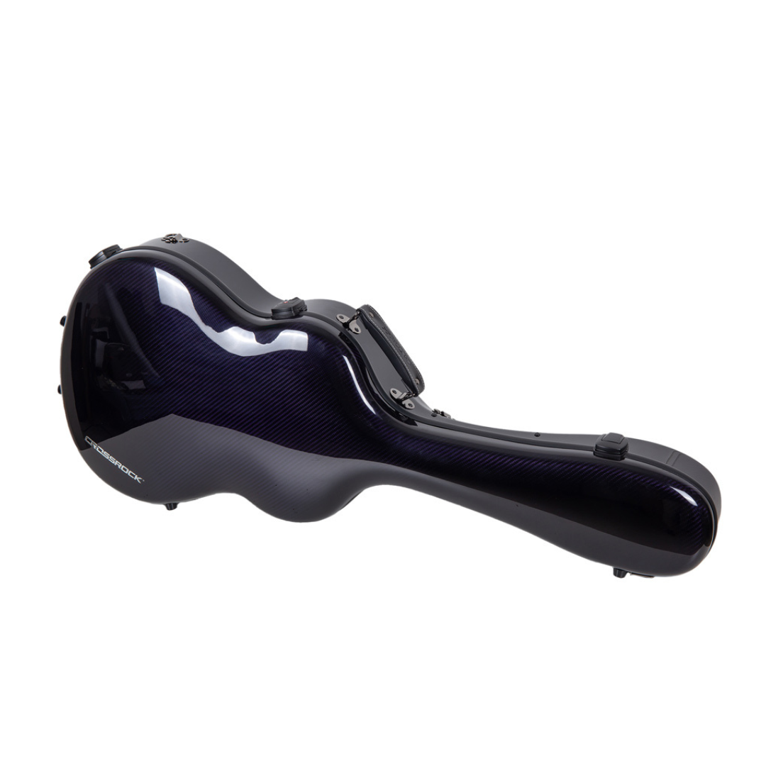 Estuche Crossrock Air Carbon Guitarra Clásica Morado