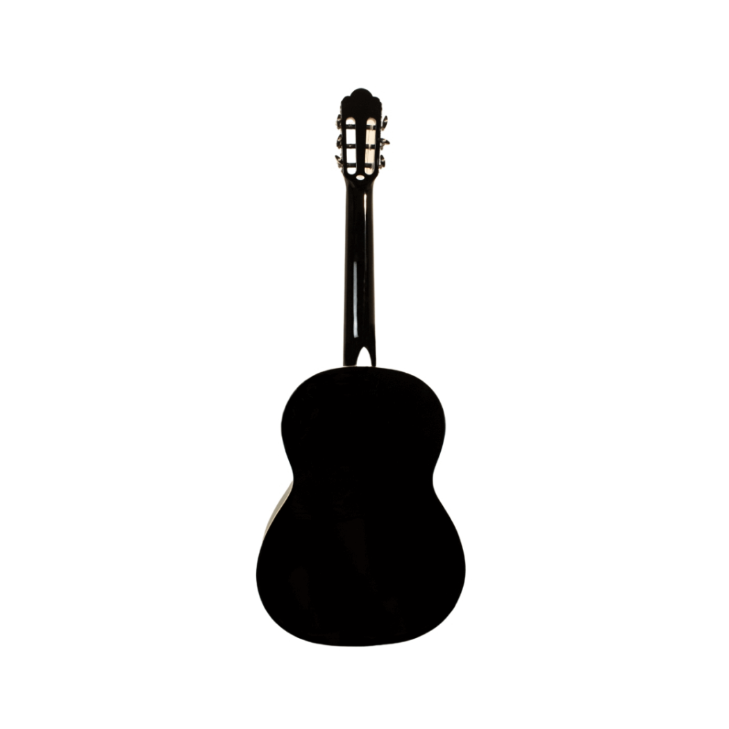 Guitarra Clásica de Madera Spruce Color Negro Marca Ángel Lopez