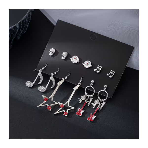 Aretes Varios Diseños Rock