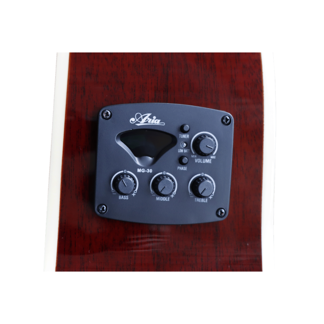 Aria Guitarra Docerola Electroacústica FET-R1/12