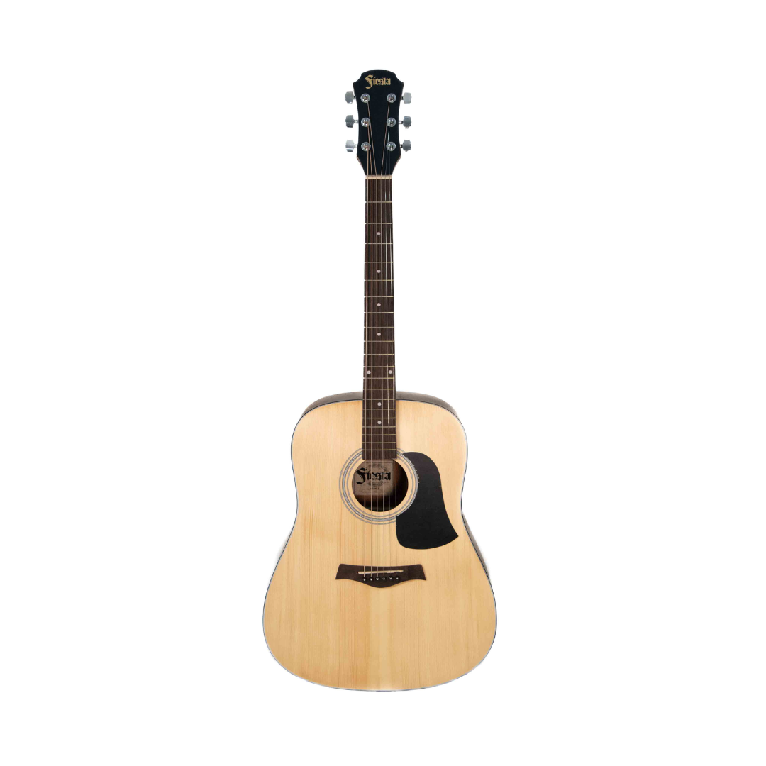 Aria Guitarra Acústica de Cuerdas de Metal