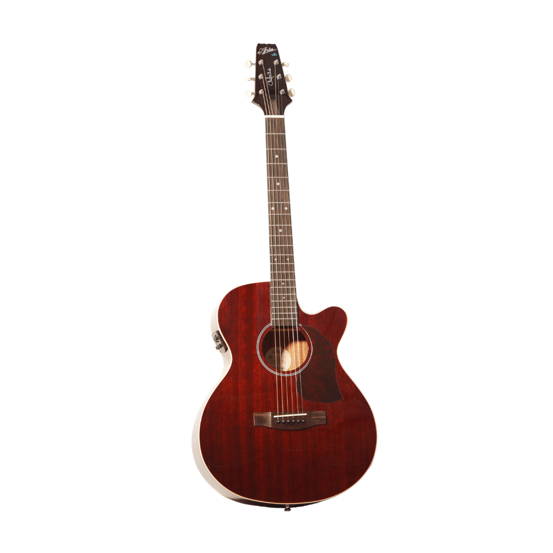 Aria Guitarra Electroacústica de Cuerdas de Metal VB-210CE MH