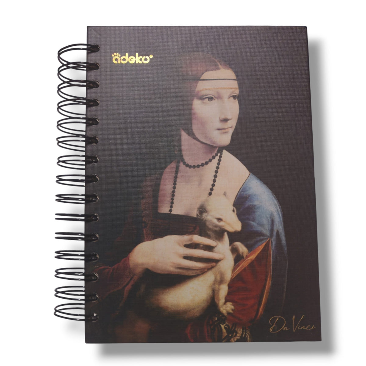 Libreta Espiral Diseño Pinturas Marca Adeko 200 Hojas