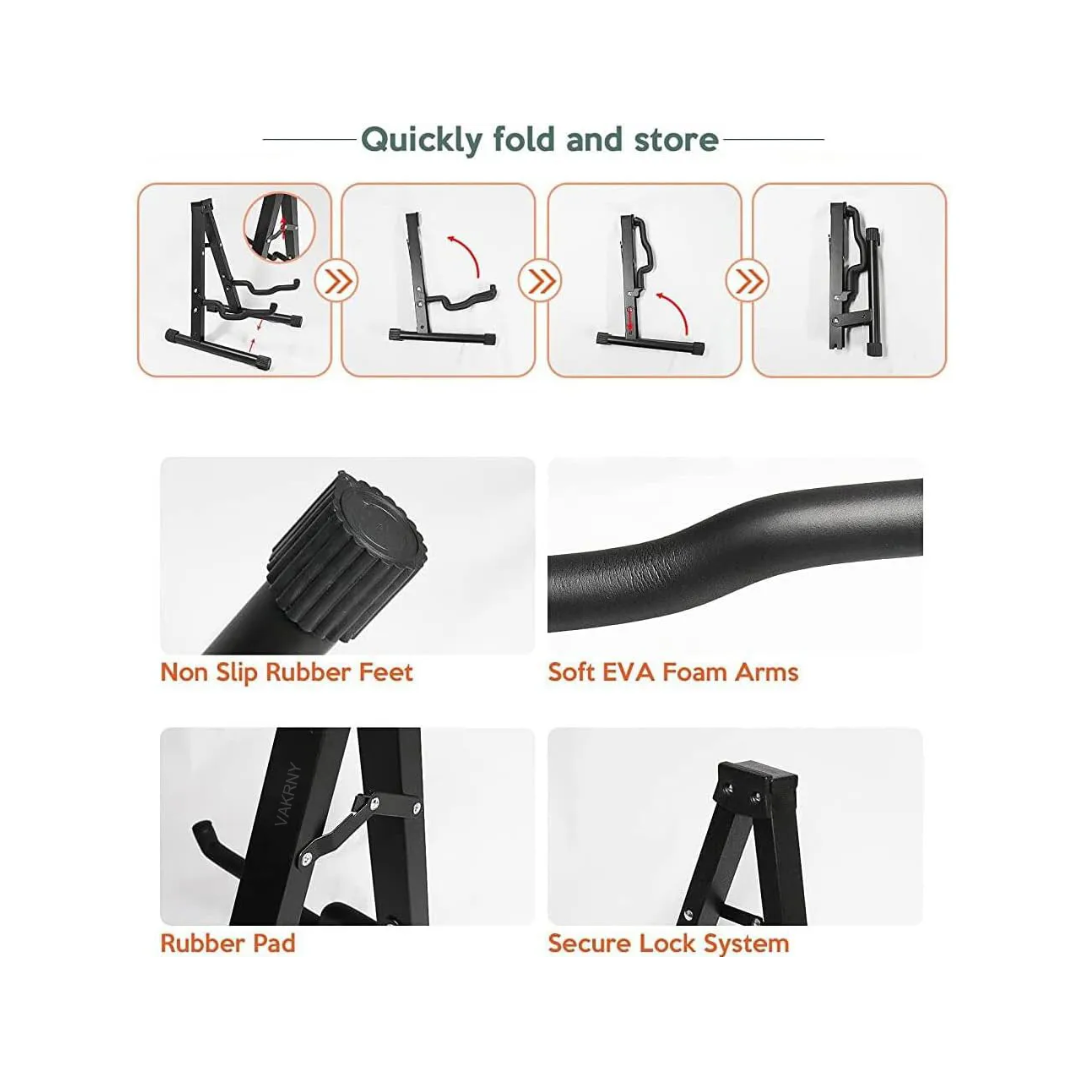 Base Soporte Plegable Para Guitarra o Bajo