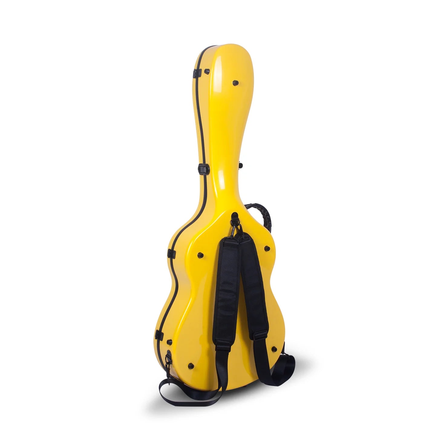 Estuche Crossrock 2.0 Fibra de Vidrio Color Amarillo para Guitarra Clásica