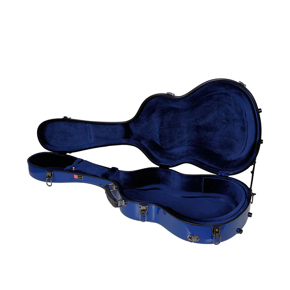 Estuche Crossrock 2.0 Fibra de Vidrio Color Azul para Guitarra Clásica