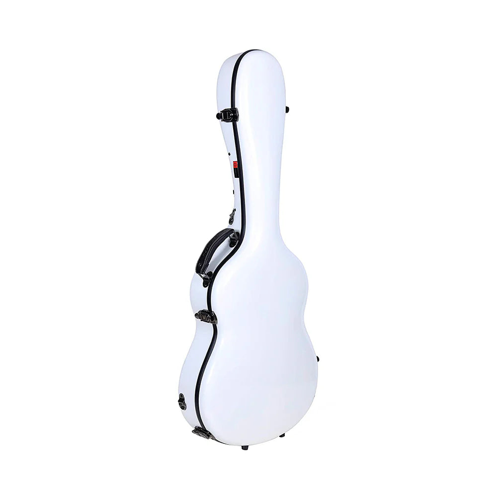 Estuche Crossrock 2.0 Fibra de Vidrio Color Blanco para Guitarra Clásica