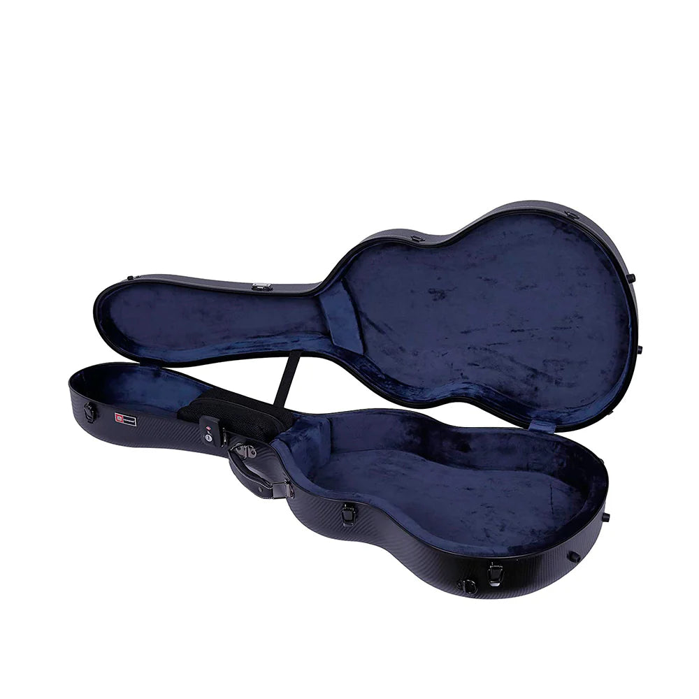 Estuche Crossrock Polycarbon color Negro para Guitarra Clásica