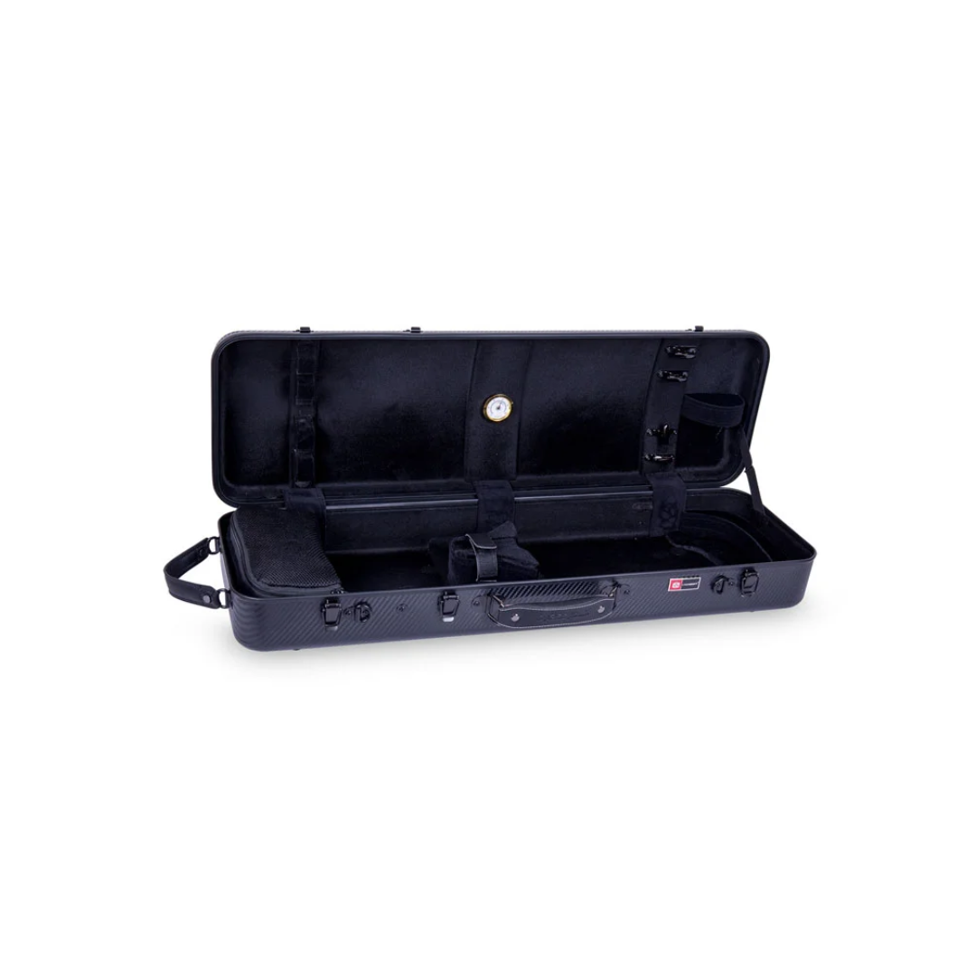 Estuche Para Violín Crossrock Polycarbon Oblong Negro