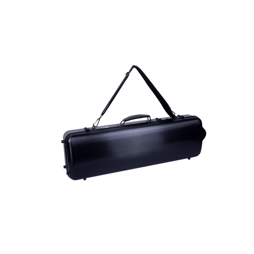 Estuche Para Violín Crossrock Polycarbon Oblong Negro