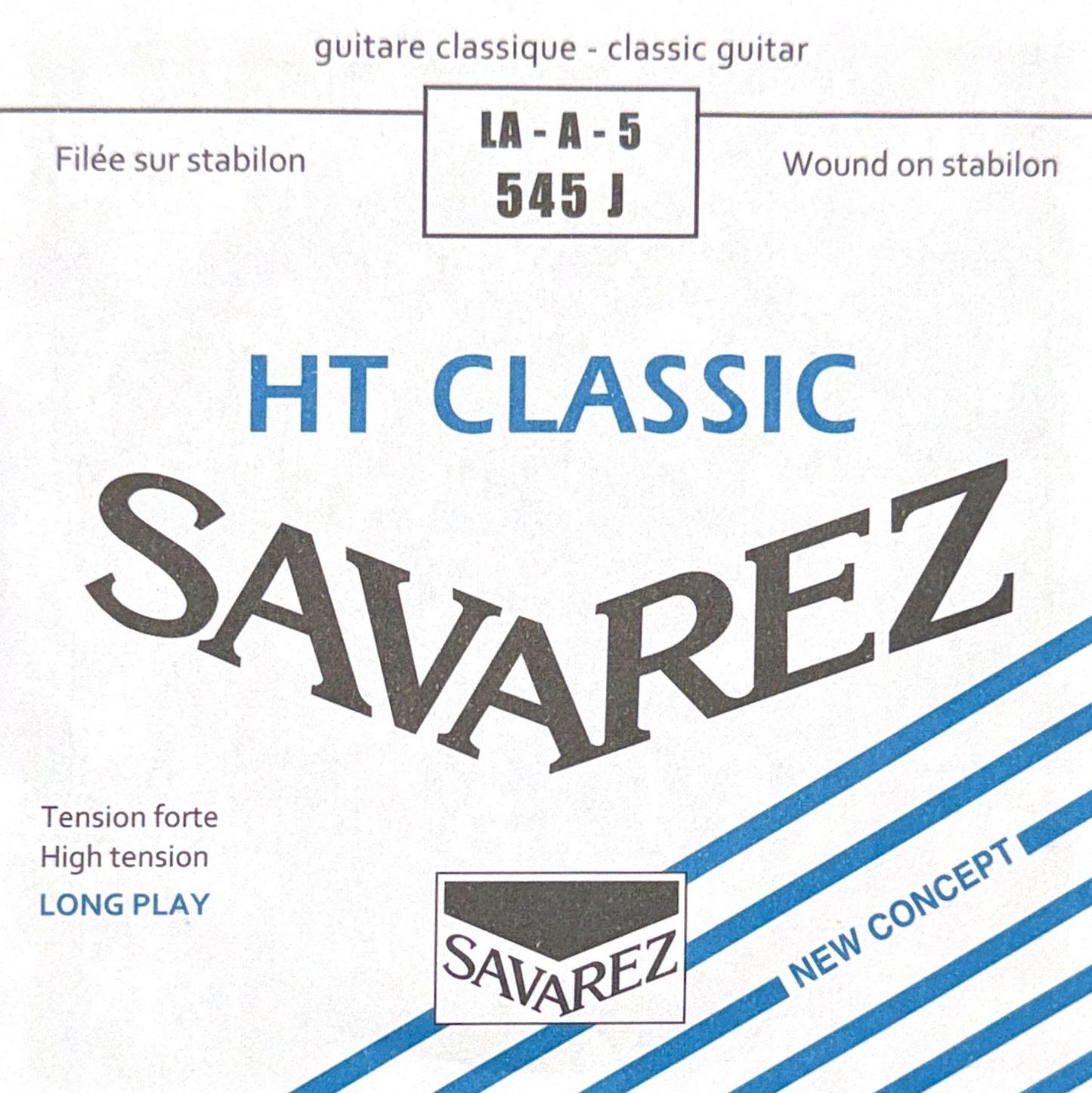 Cuerda quinta suelta para guitarra LA A 5  Savarez HT Classic 545J tensión alta