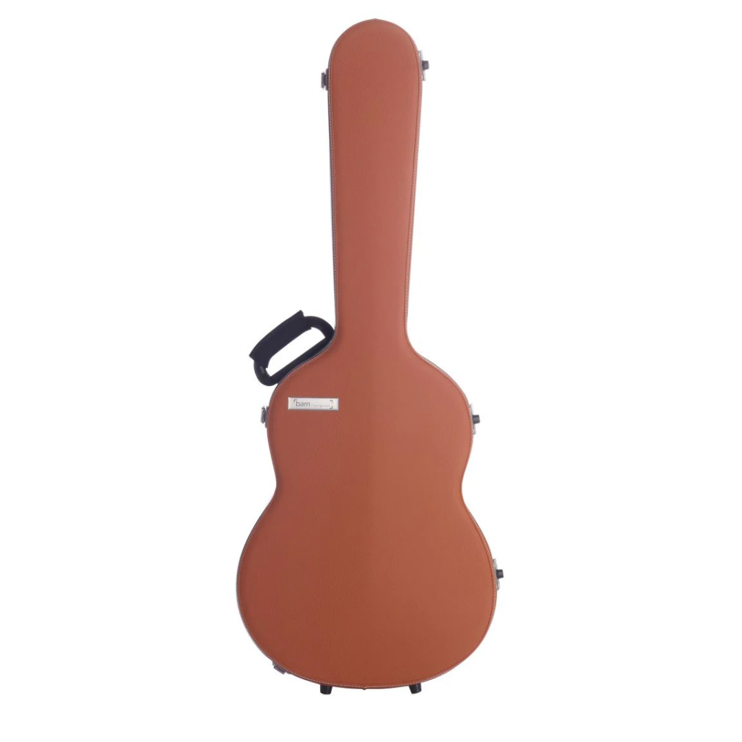 Estuche BAM de Piel Para Guitarra Clásica L'etoile Hightech Coñac