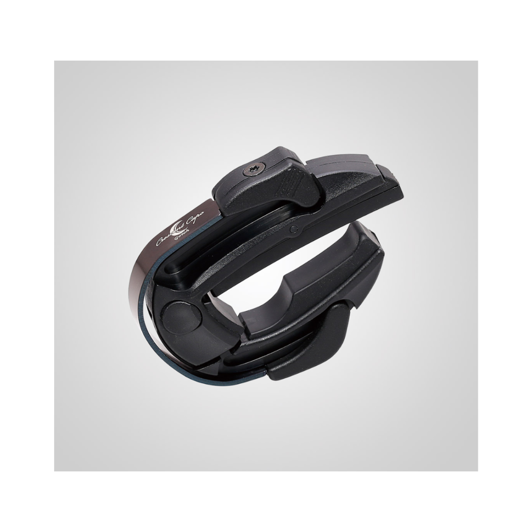Gotoh CC-01B Capo Para Guitarra Acústica o Eléctrica Crescent Capo