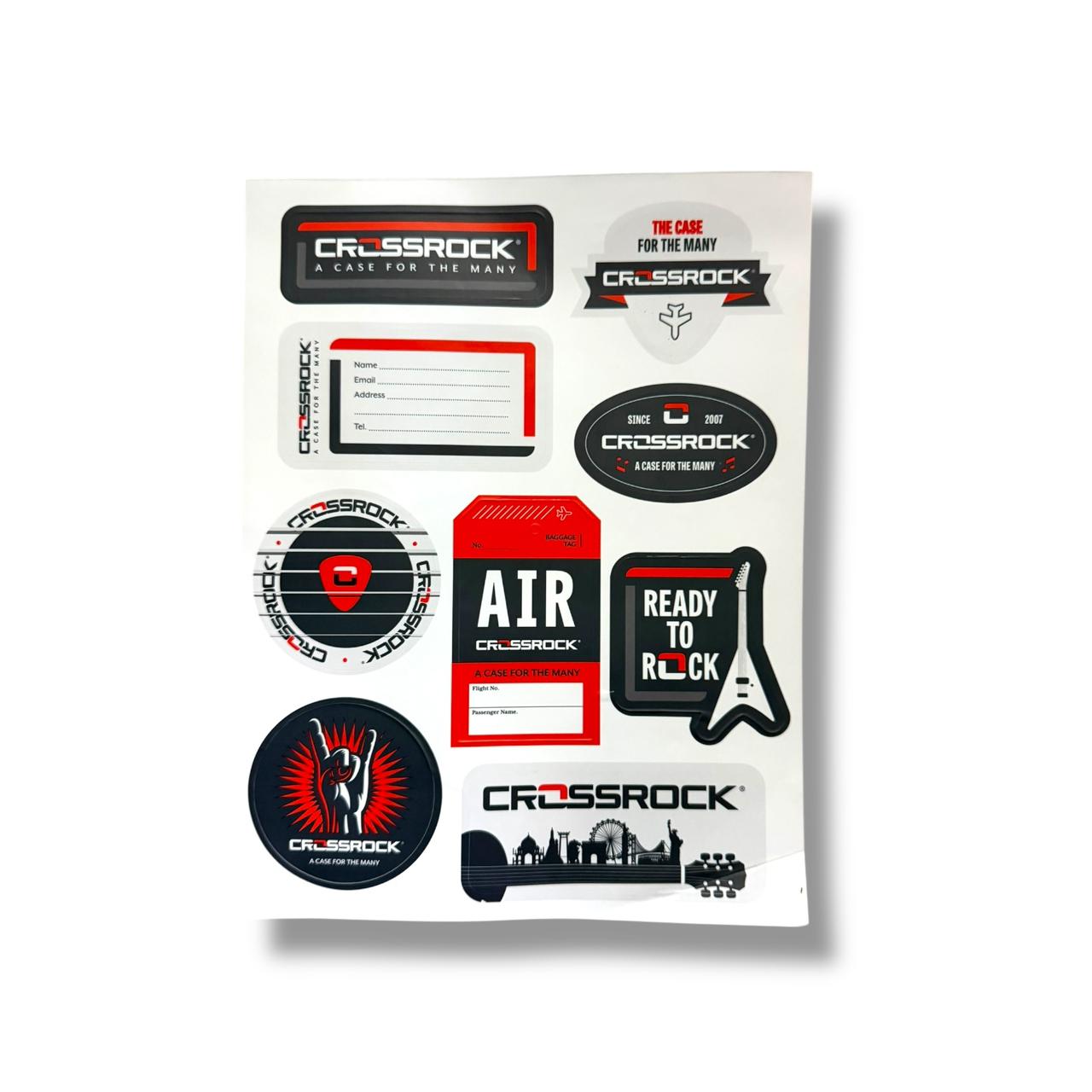 Plantilla de Stickers Estampas Crossrock