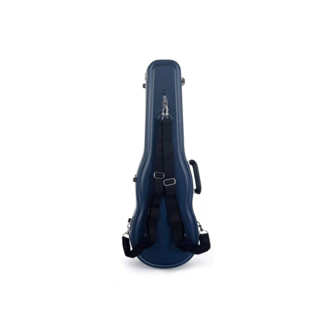 Estuche Para Violín Crossrock ABS Shaped Azul