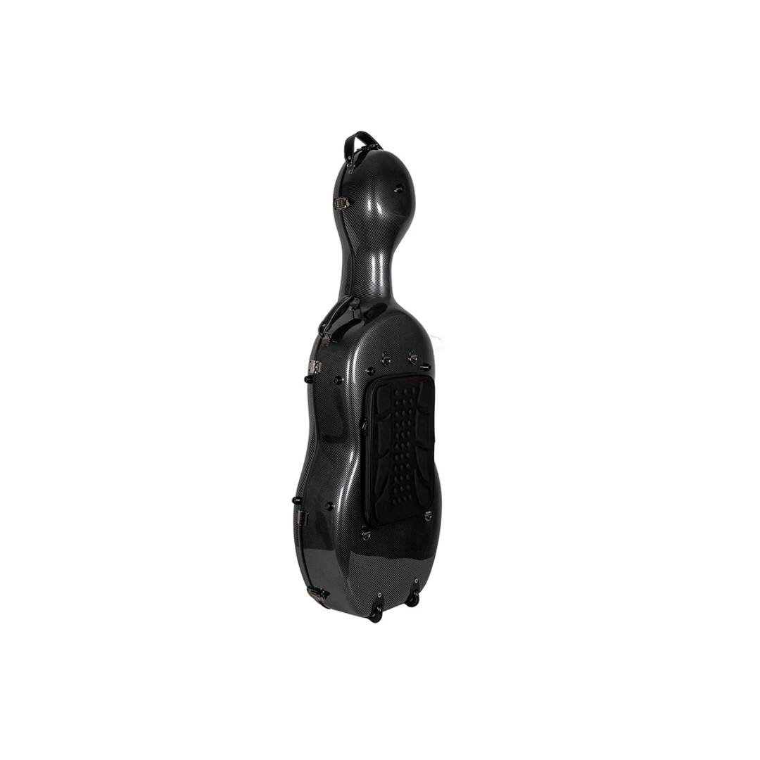 Estuche Para Cello Crossrock Ultralight Carbon Negro