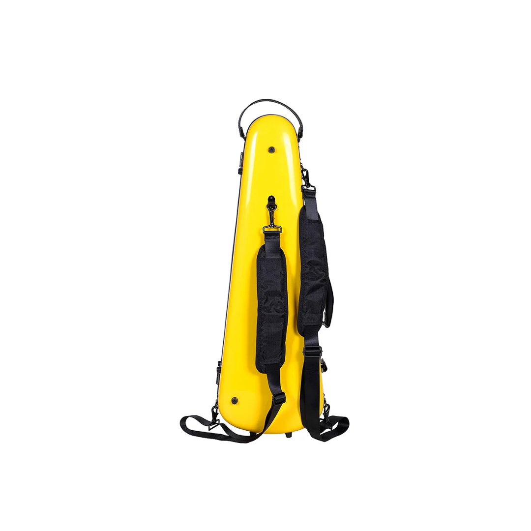 Estuche Para Violín Crossrock Fibra de Vidrio Amarillo