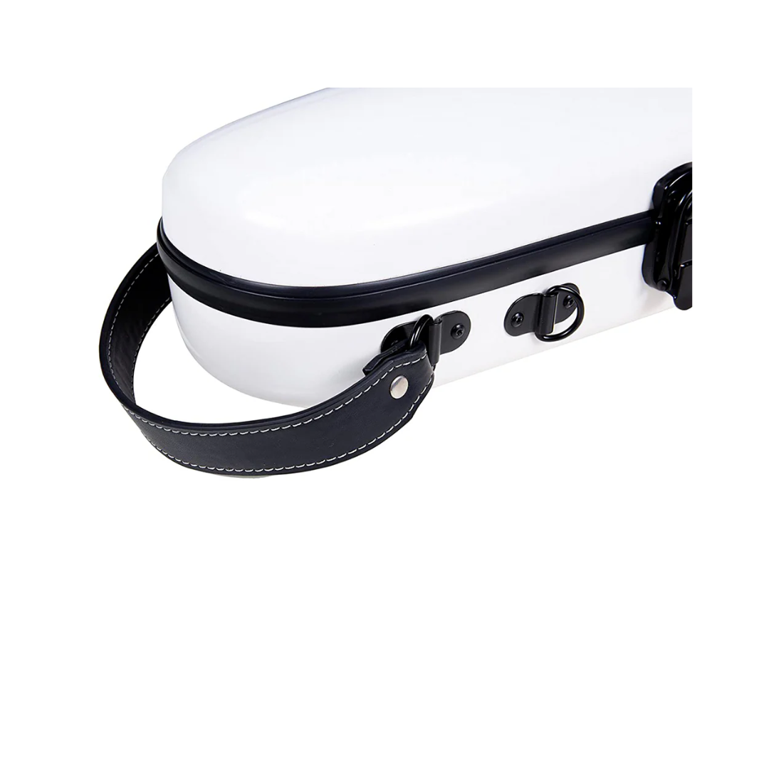 Estuche Para Violín Crossrock Fibra de Vidrio Blanco