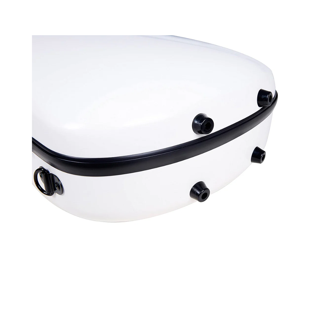 Estuche Para Violín Crossrock Fibra de Vidrio Blanco