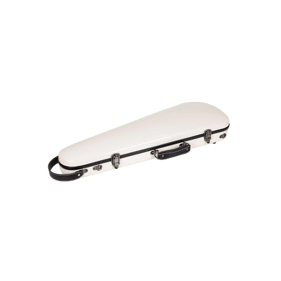 Estuche Para Violín Crossrock Fibra de Vidrio Marfil