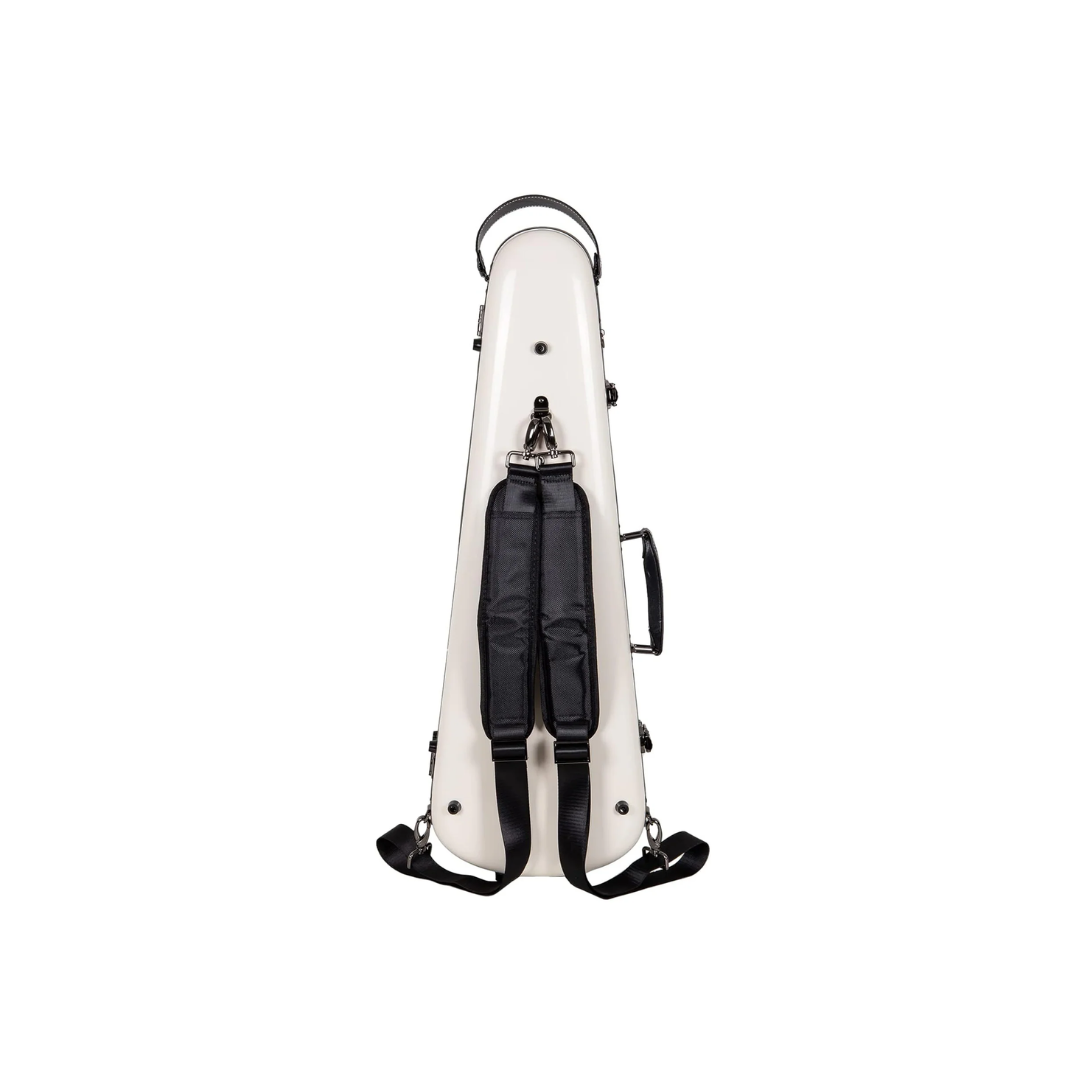Estuche Para Violín Crossrock Fibra de Vidrio Marfil