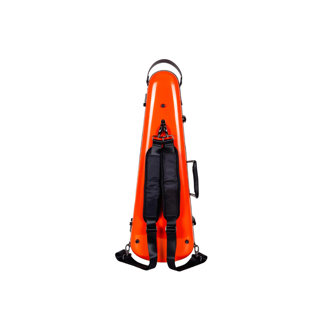 Estuche Para Violín Crossrock Fibra de Vidrio Naranja