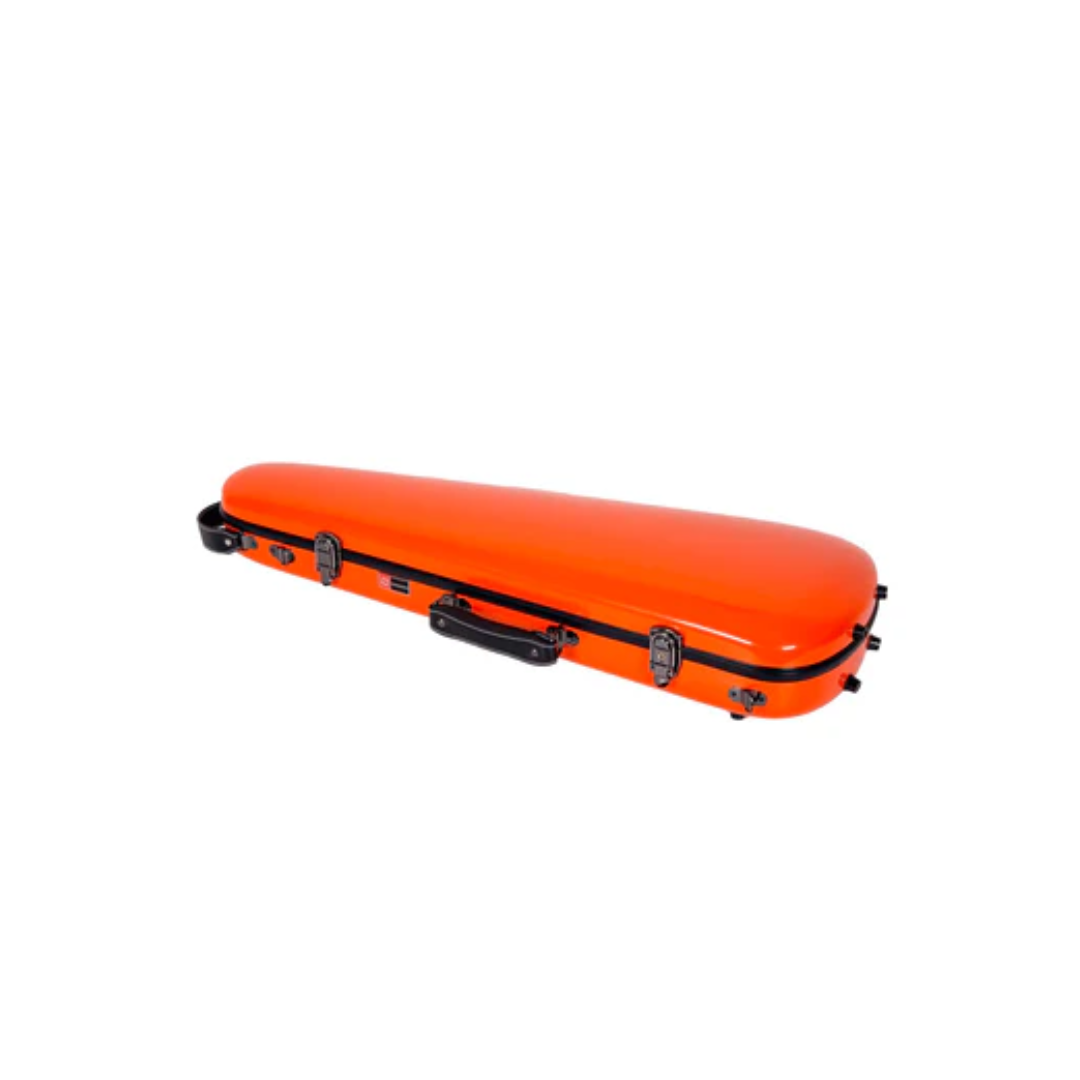 Estuche Para Violín Crossrock Fibra de Vidrio Naranja