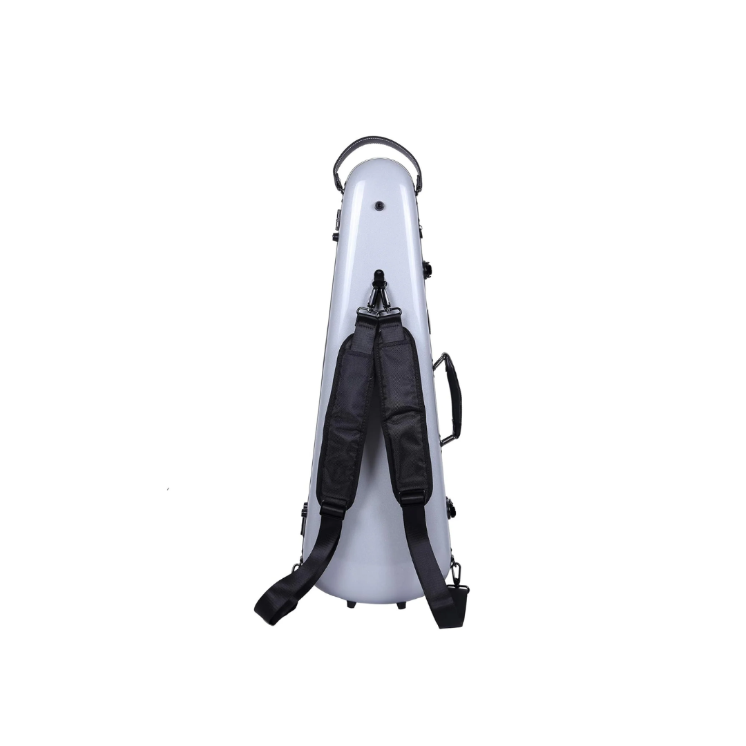 Estuche Para Violín Crossrock Fibra de Vidrio Plata