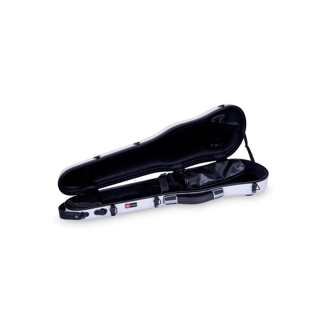 Estuche Para Violín Crossrock Polycarbon Blanco