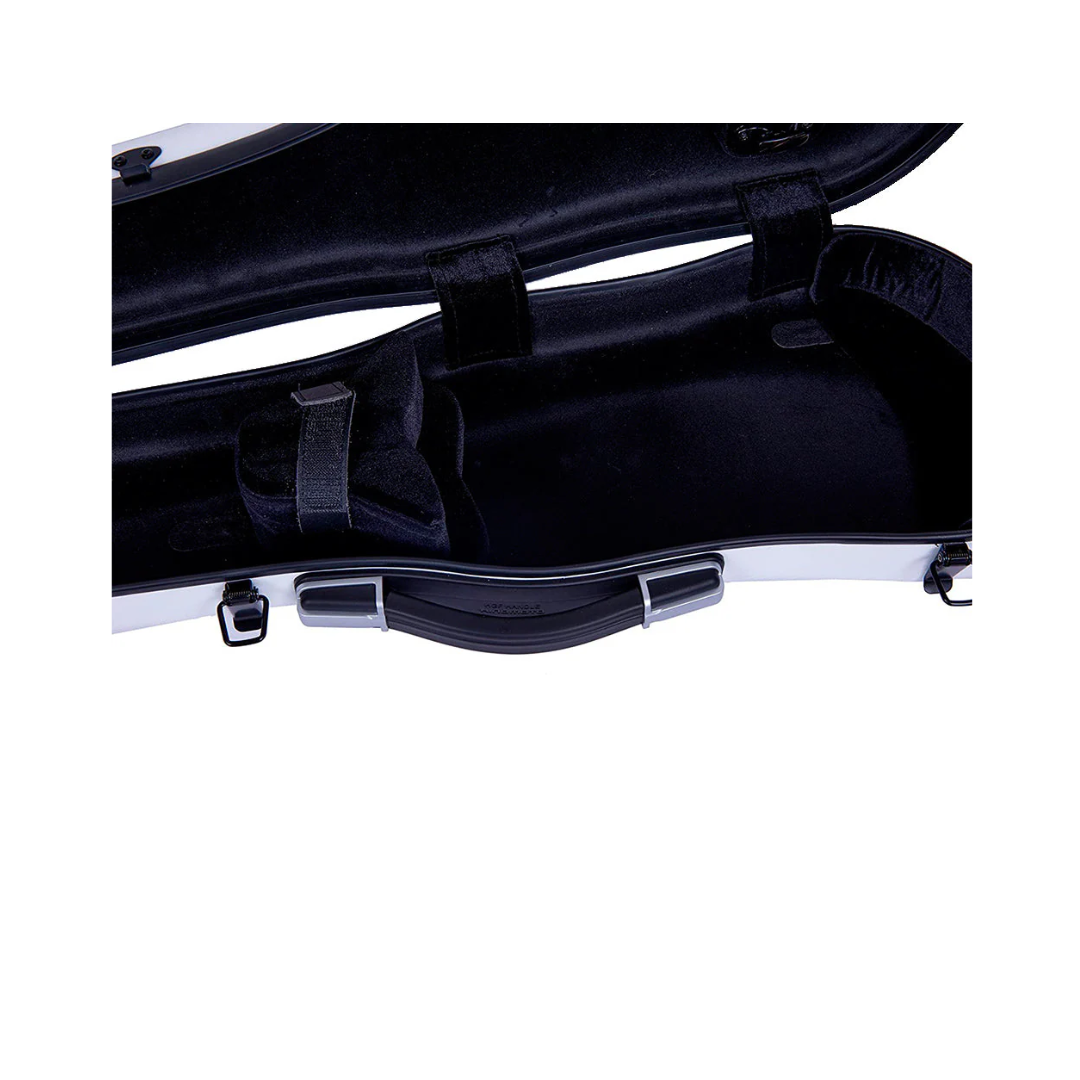 Estuche Para Violín Crossrock Polycarbon Blanco