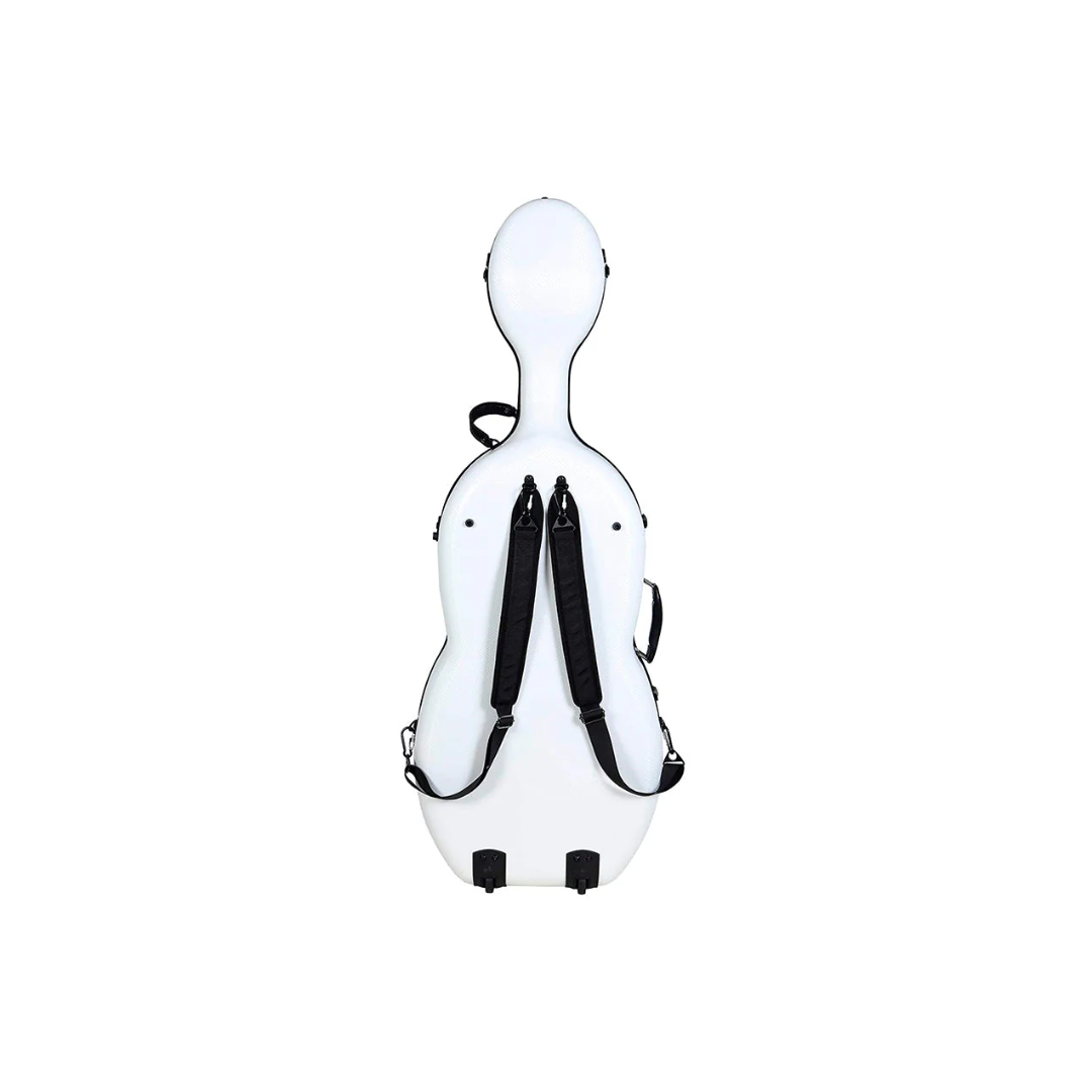 Estuche Para Cello Crossrock Polycarbon Blanco