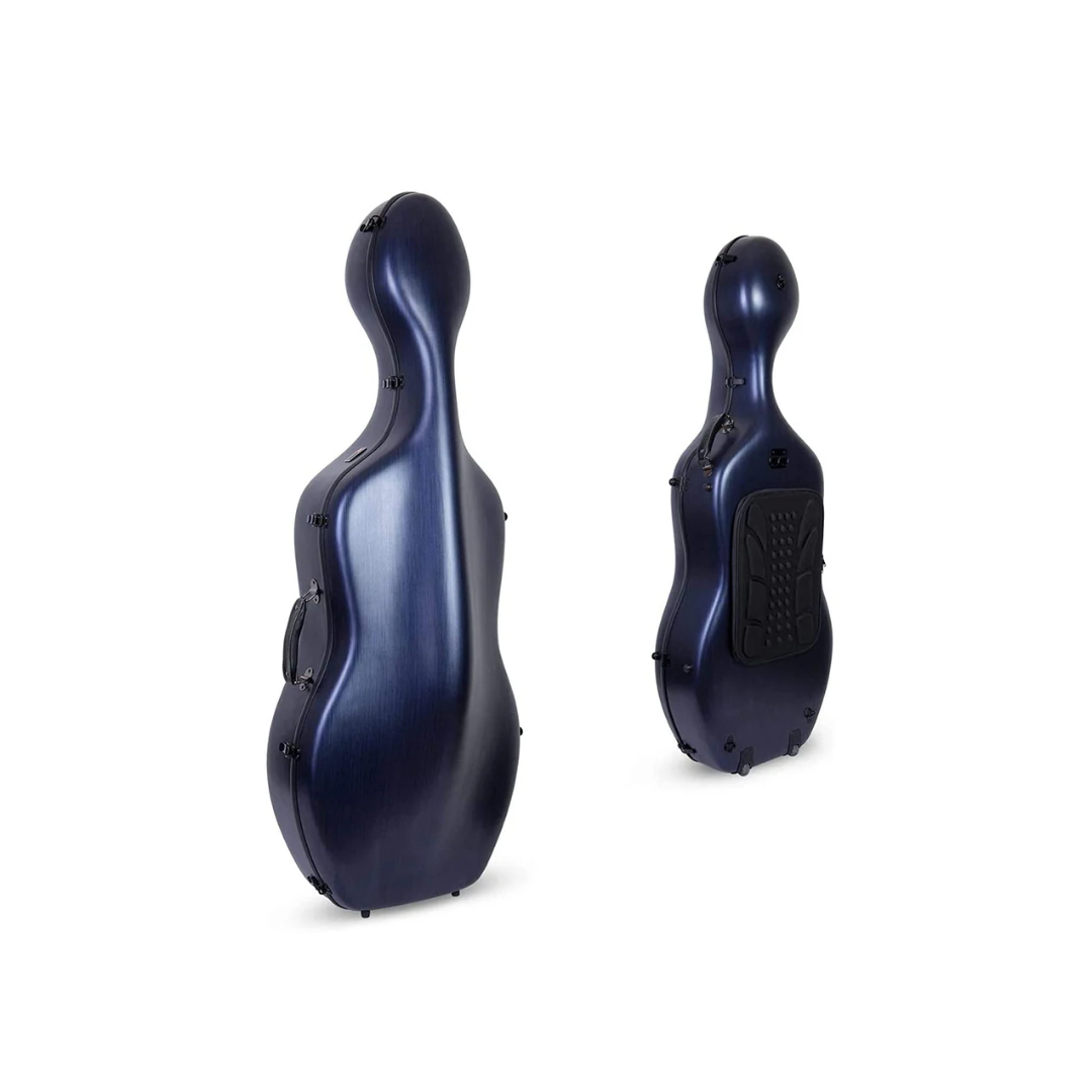 Estuche Para Cello Crossrock Polycarbon Slim Azul