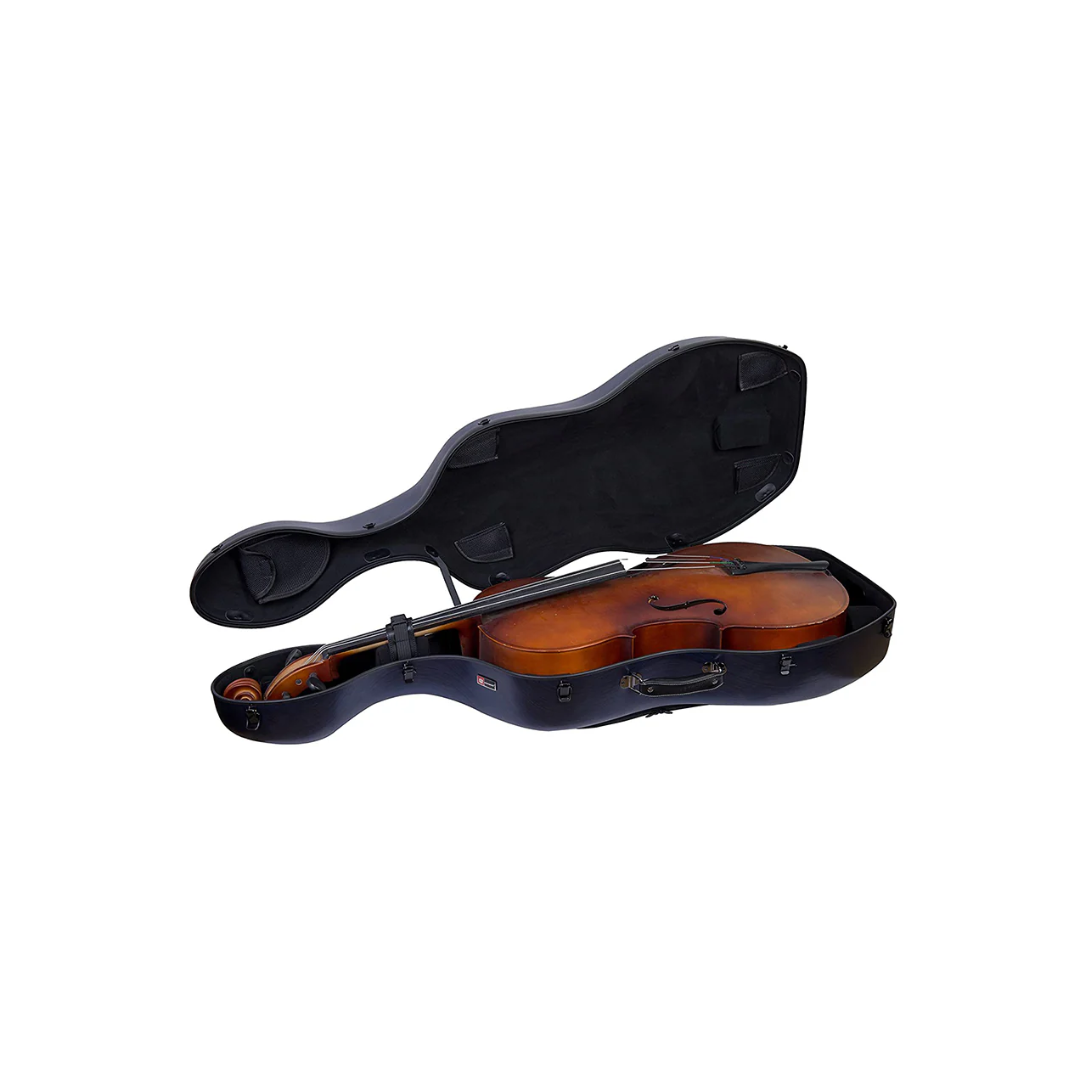 Estuche Para Cello Crossrock Polycarbon Slim Azul