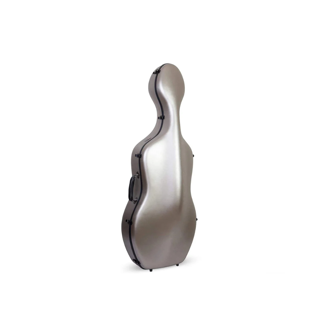 Estuche Para Cello Crossrock Polycarbon Slim Champagne