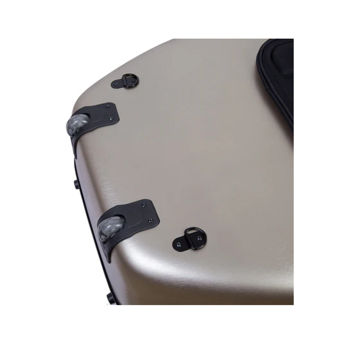 Estuche Para Cello Crossrock Polycarbon Slim Champagne