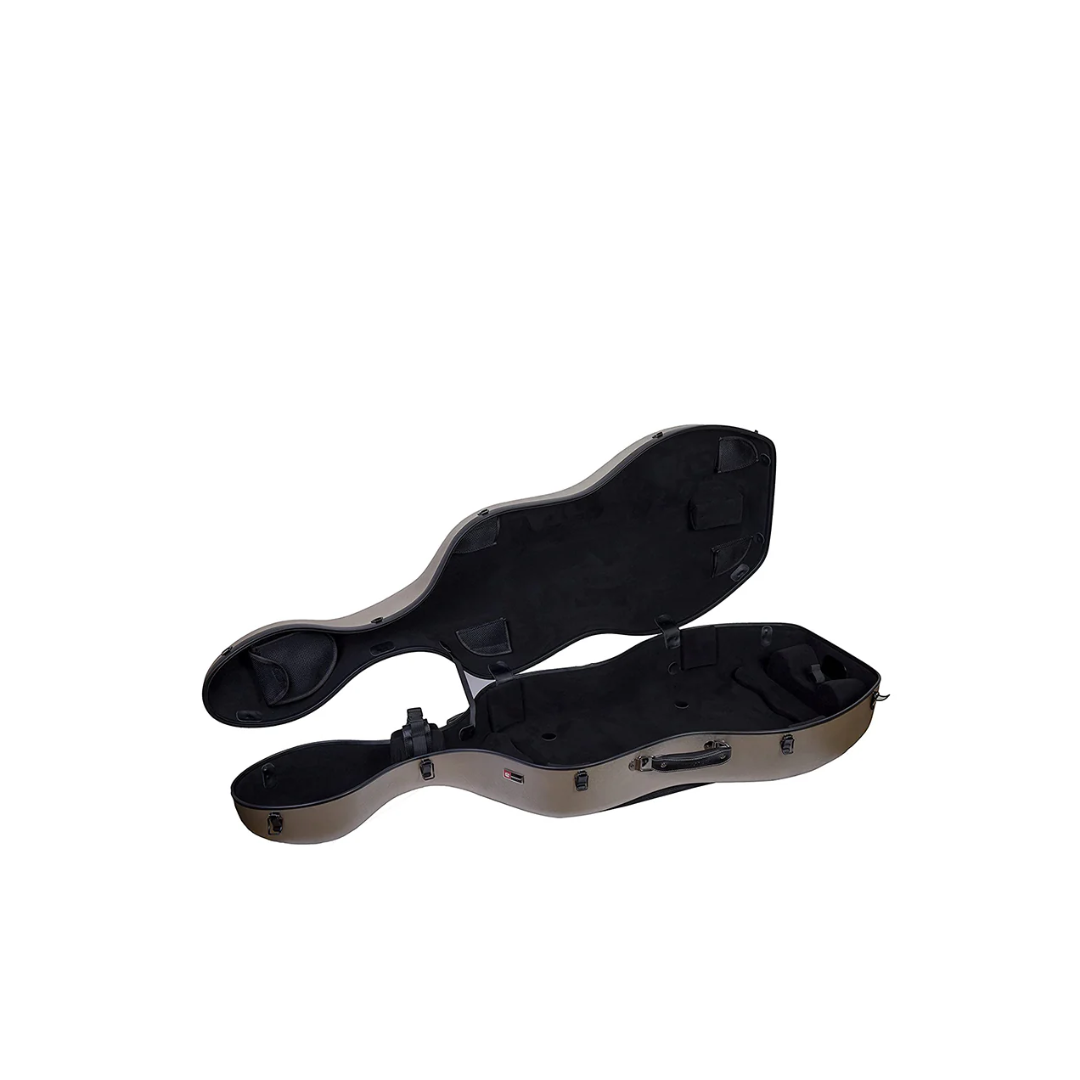 Estuche Para Cello Crossrock Polycarbon Slim Champagne