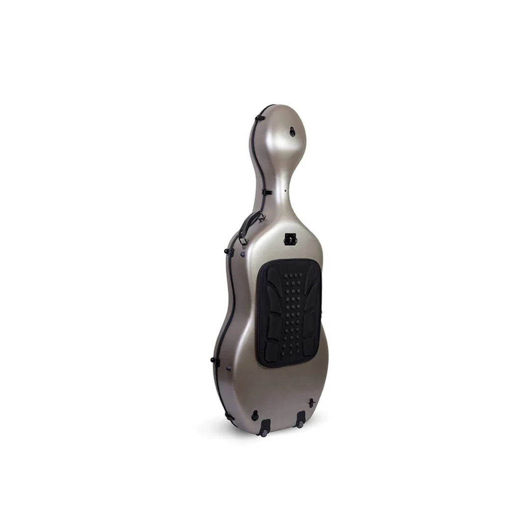 Estuche Para Cello Crossrock Polycarbon Slim Champagne