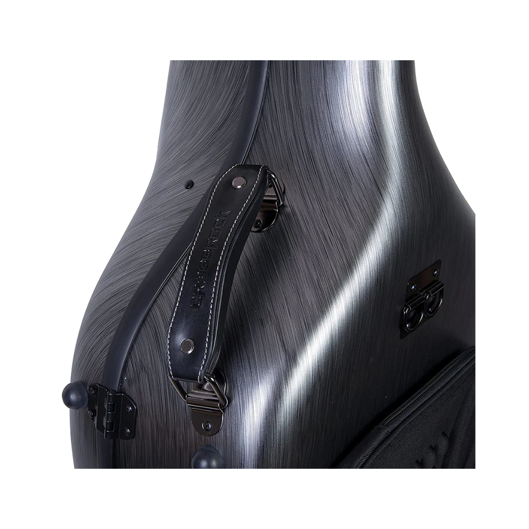 Estuche Para Cello Crossrock Polycarbon Slim Negro