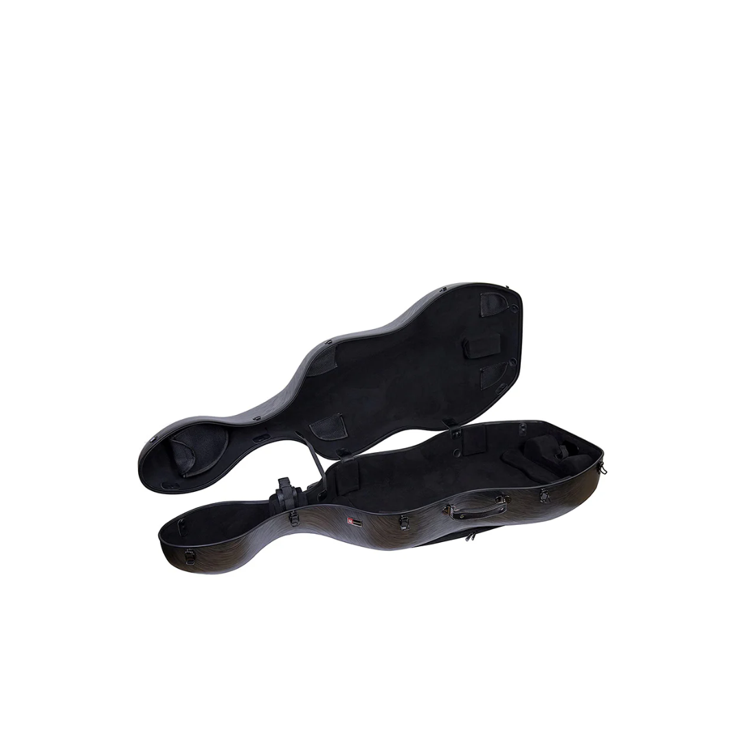 Estuche Para Cello Crossrock Polycarbon Slim Negro